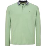 Charles Colby Polo EARL DAREN Plus Size met Patches Groen