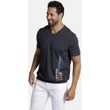 Jan Vanderstorm +FIT Collectie T-shirt GILBRECHT Plus Size met Printopdruk Donkerblauw