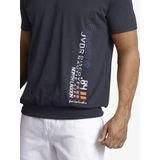 Jan Vanderstorm +FIT Collectie T-shirt GILBRECHT Plus Size met Printopdruk Donkerblauw