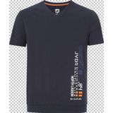 Jan Vanderstorm +FIT Collectie T-shirt GILBRECHT Plus Size met Printopdruk Donkerblauw