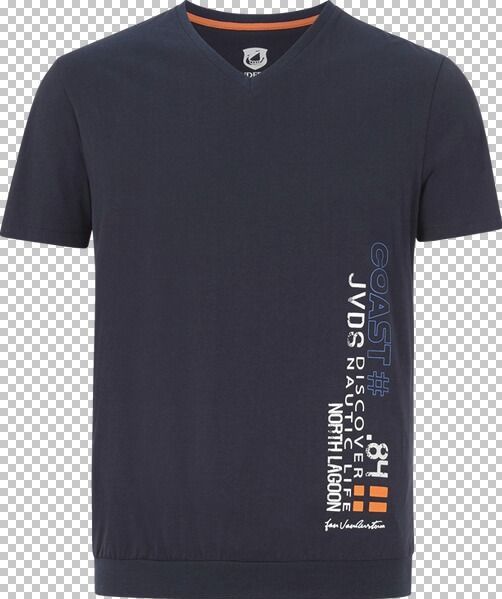 Jan Vanderstorm +FIT Collectie T-shirt GILBRECHT Plus Size met Printopdruk Donkerblauw