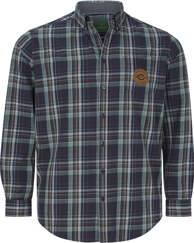 Charles Colby - DUKE RAMSEY - Overhemd - Donkerblauw - 100% Katoen