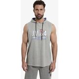 Jan Vanderstorm Tanktop grijs, Bedrukt