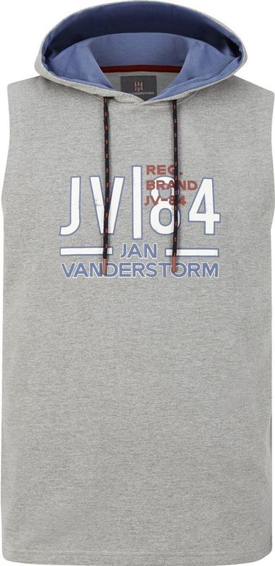 Jan Vanderstorm Tanktop grijs, Bedrukt