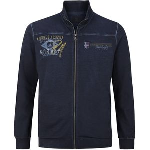 Jan Vanderstorm - SIVID - Sweatvest - Donkerblauw