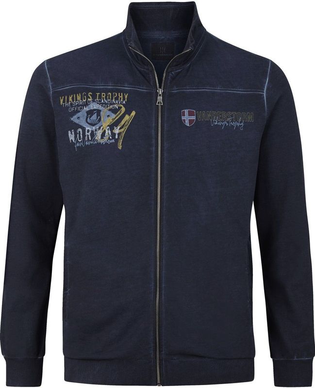 Jan Vanderstorm - SIVID - Sweatvest - Donkerblauw
