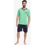 Jan Vanderstorm herren Korte Pyjama - 52/54 - groen