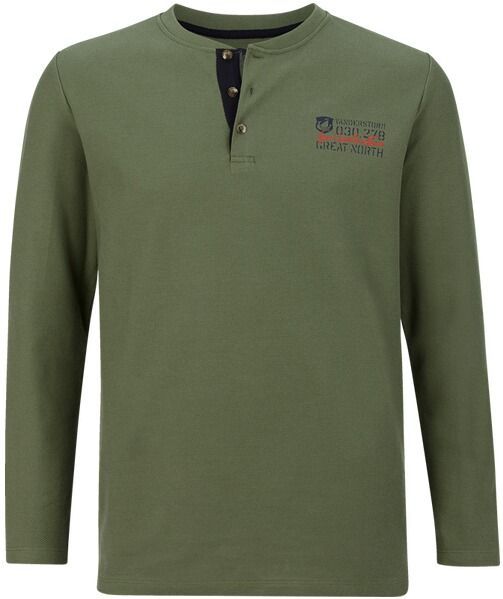 Jan Vanderstorm - IVOR - Shirt - Olijf - Lange Mouwen