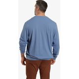 Earl Quillans - Sweatshirt - Blauw - Ronde Hals - Extra Wijde Pasvorm