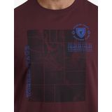 Charles Colby - EARL ALBAN - T-shirt - Donkerrood