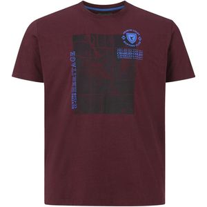 Charles Colby - EARL ALBAN - T-shirt - Donkerrood