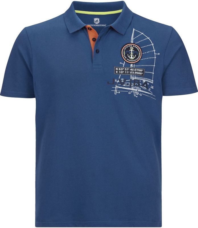 Jan Vanderstorm - NICCO - Poloshirt - Blauw - 100% Katoen