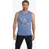 Jan Vanderstorm - TAMPPI - Tanktop - Blauw - 100% Katoen
