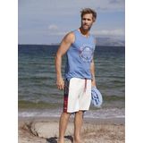 Jan Vanderstorm - TAMPPI - Tanktop - Blauw - 100% Katoen