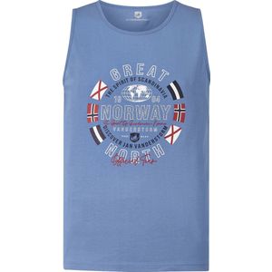 Jan Vanderstorm - TAMPPI - Tanktop - Blauw - 100% Katoen