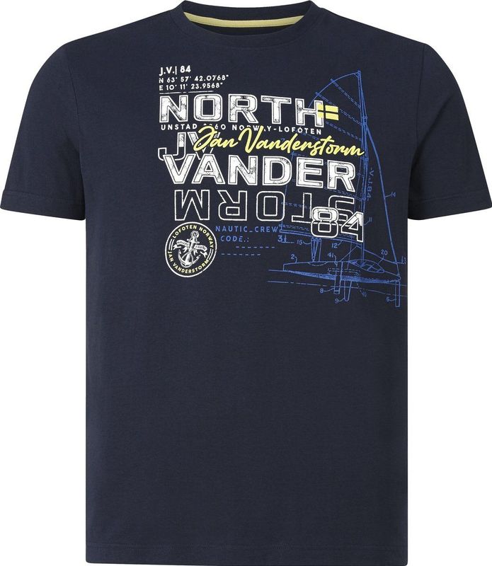 Jan Vanderstorm - FRIMANN - T-shirt - Donkerblauw