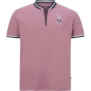 Charles Colby regular fit polo EARL FIGORY Plus Size oudroze