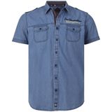 Denim overhemd LORENSIUS blauw