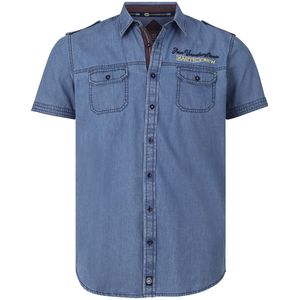 Denim overhemd LORENSIUS blauw