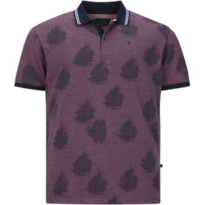 Poloshirt - Roze - EARL NEELS - Patroon
