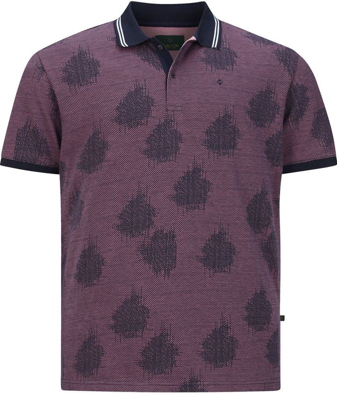 Poloshirt - Roze - EARL NEELS - Patroon