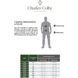 Charles Colby +FIT Collectie regular fit T-shirt EARL PATON Plus Size donkerblauw