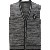 Gebreide bodywarmer DUKE BOYLES donkergrijs melange