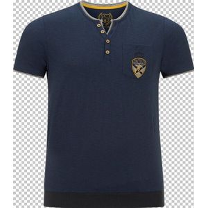 Charles Colby +FIT Collectie regular fit T-shirt EARL GUINNS Plus Size petrol