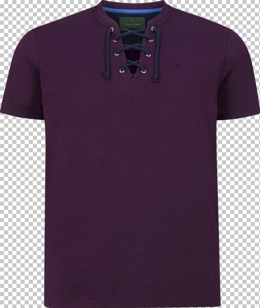 Charles Colby Regular Fit Polo EARL PHILLINS Plus Size Paars