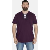 Charles Colby Regular Fit Polo EARL PHILLINS Plus Size Paars