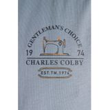 Charles Colby T-Shirt lichtblauw, Effen
