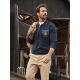 Jan Vanderstorm - LOKI - Poloshirt - Donkerblauw - Lange Mouwen