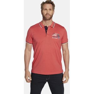 Jan Vanderstorm Poloshirt STEIVAN mit Rippstrickkragen