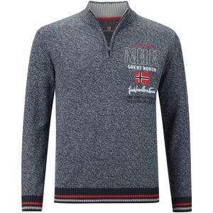 Jan Vanderstorm - CAJETAN - Trui - Donkerblauw - Comfort Fit