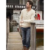 Jan Vanderstorm - OELFKE - Trui - Wolwit - Comfort Fit