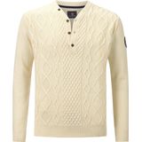 Jan Vanderstorm - OELFKE - Trui - Wolwit - Comfort Fit