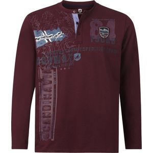 Jan Vanderstorm herren Sweatshirt - 52/54 - donkerrood