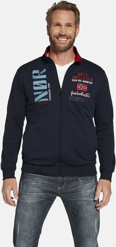 Sweatvest TJARKE donkerblauw