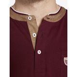 Shirt - Donkerrood - EARL STUART - Lange Mouwen