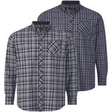 Charles Colby - DUKE KIPPLE - Overhemden - Donkerblauw - Set van 2