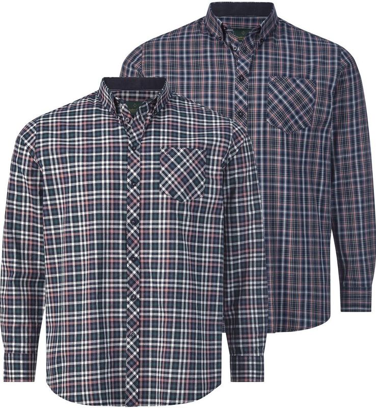 Charles Colby - DUKE KIPPLE - Overhemden - Donkerblauw - Set van 2