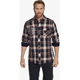 Overhemd KEKE donkerblauw geruit