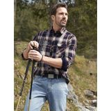 Overhemd KEKE donkerblauw geruit