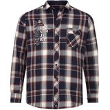 Overhemd KEKE donkerblauw geruit