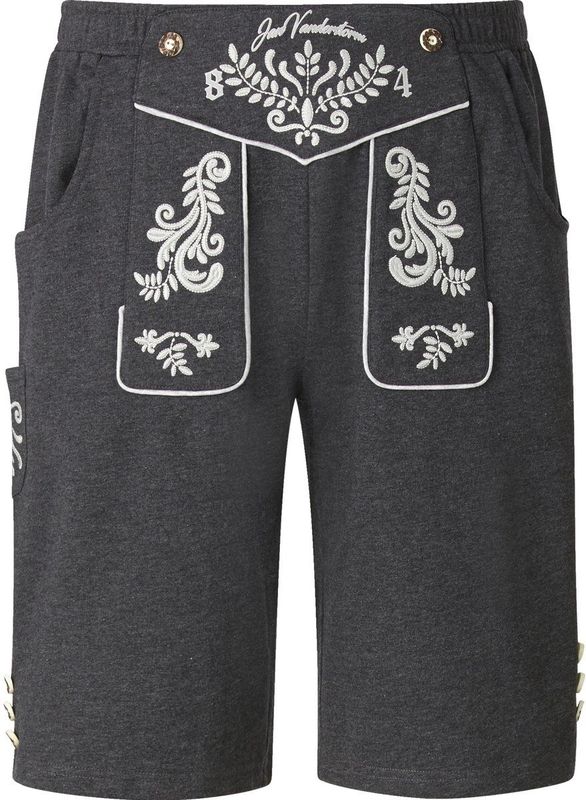 Jan Vanderstorm - Dennik - Sweatbermuda - Donkergrijs