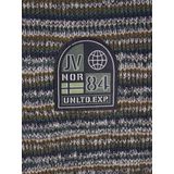 Jan Vanderstorm - Trui - Donkerblauw - Ronde Hals - Lange Mouw - 100% Katoen