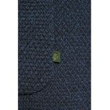 Charles Colby Oversized Colbert EARL JAMES Plus Size met Wol Donkerblauw