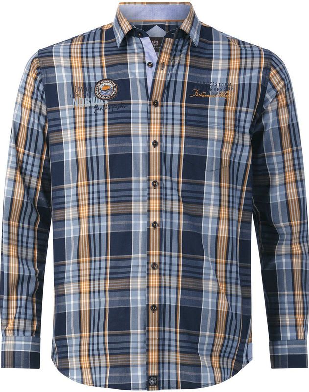 Jan Vanderstorm - JIRKA - Overhemd - Donkerblauw - 100% Katoen