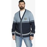 DUKE BRAYMEN - Vest - Blauw - Gestreept