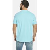Jan Vanderstorm - EILI - T-shirt - Turquoise - Herenmode in Grote Maten